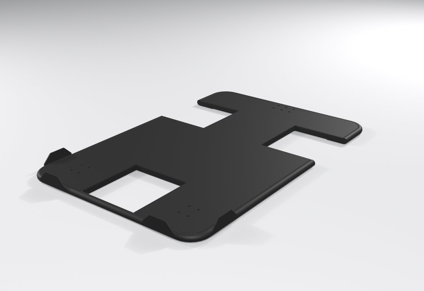 Auto-generated render of the Wagger chassis base
